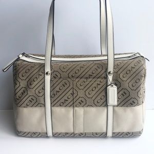 Coach Lozenge Signature Handbag